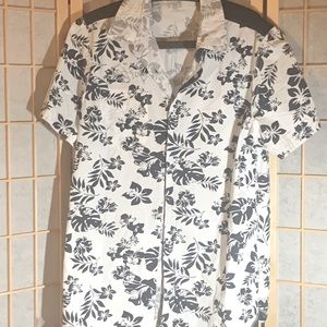 Buffalo - Men’s Slim Fit Cotton Hawaiian Shirt